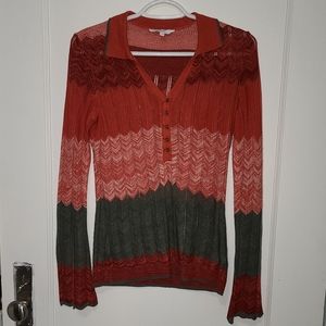 Candie's Striped Long Sleeve Top